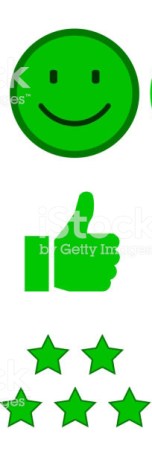 Valuation by emoticons - vector